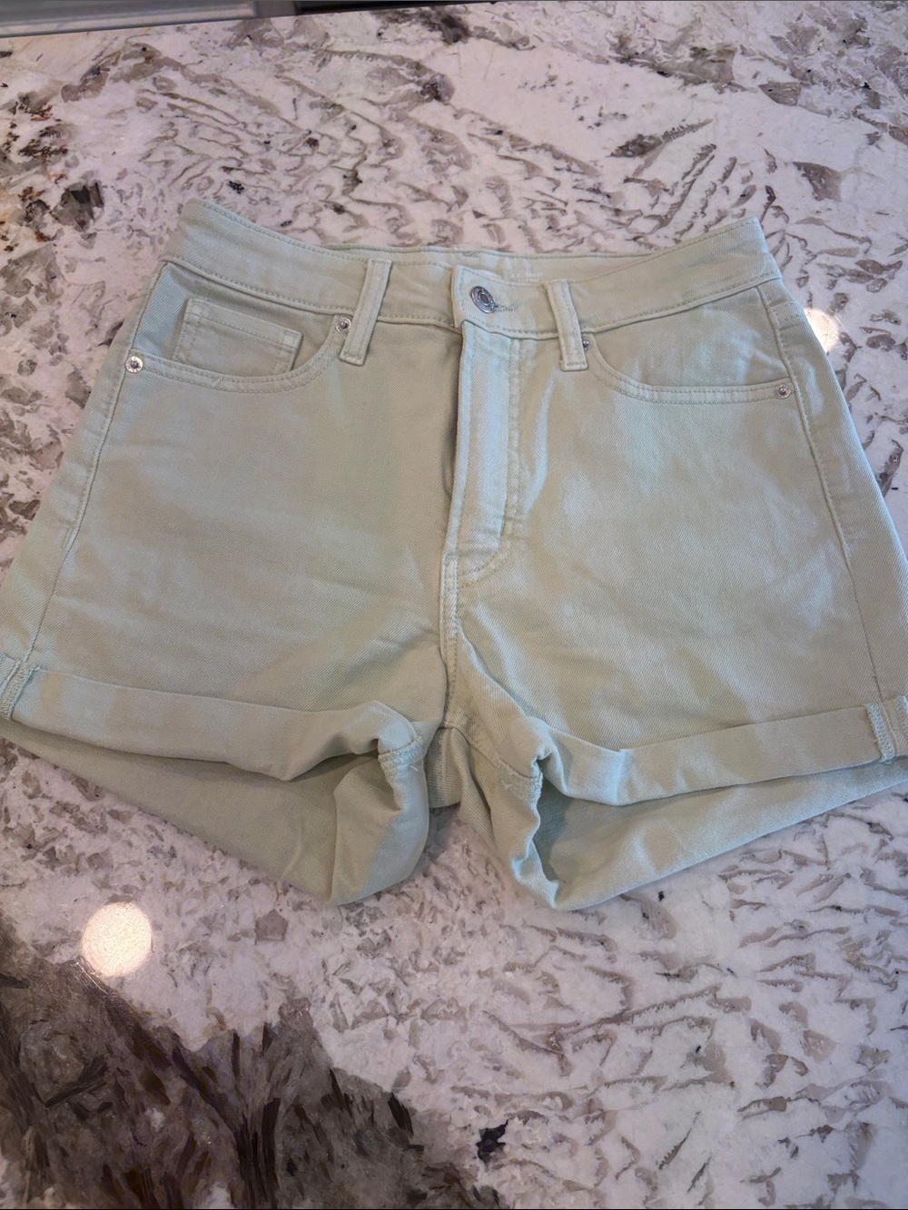 Old navy OG Classic High-Rise Women’s Shorts in Light Mint